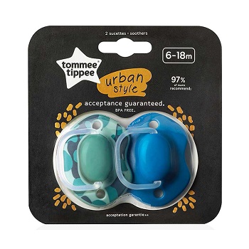 Tommee Tippee Acceptance Guarateed X  M URBAN STYLE SOOTHER BOY